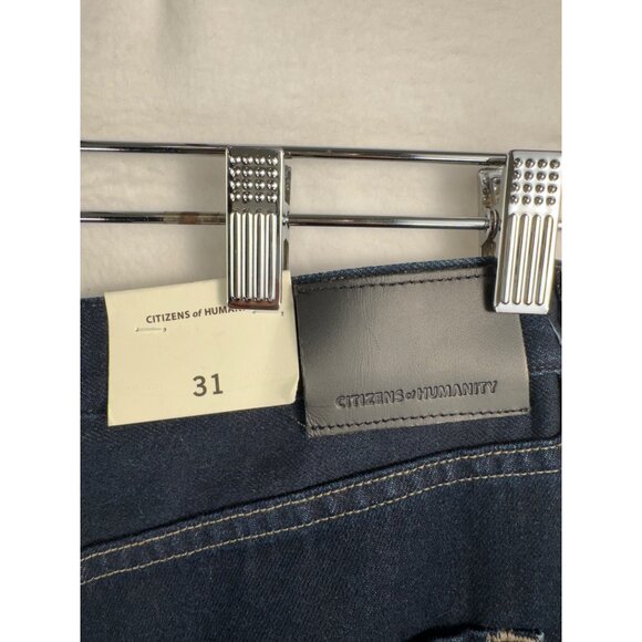 CITIZENS OF HUMANITY Maritzy pleated wide-leg 90s‎ preppy jeans sz 31 - Picture 6 of 13